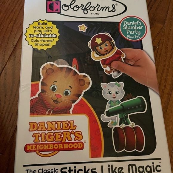 Colorforms Daniel Tiger's Neighborhood Play Set - Incomplete- 50 Color forms. - Picture 5 of 7